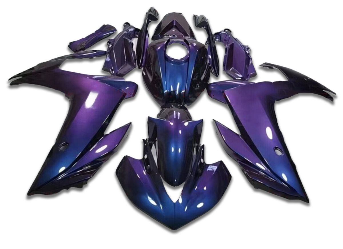 NT Fairing Fit for Yamaha 2014-2018 YZF-R25/YZF-R3 N025- Chameleon Blue Purple | ABS Injection, US Stock