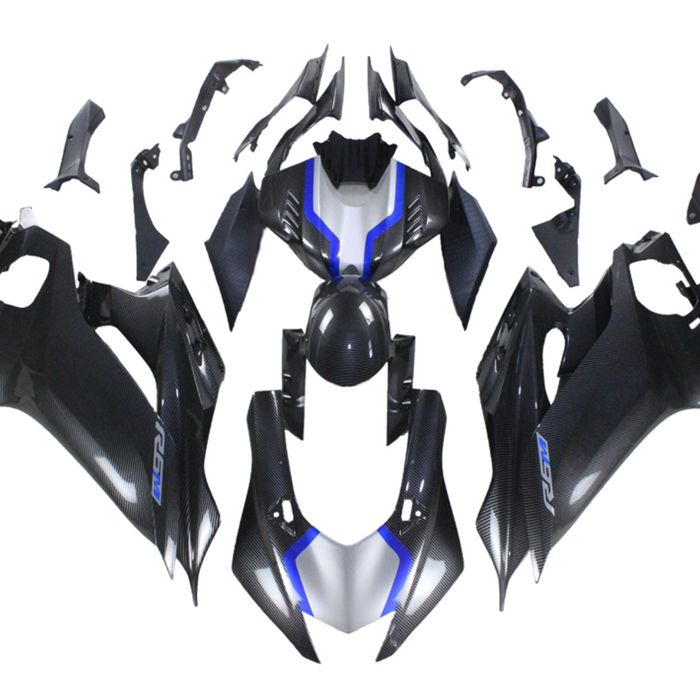 NT Aftermarket Injection ABS Plastic Fairing Fit for YZF YZF R6 2017-2023 Carbon Fiber Look Painted N020