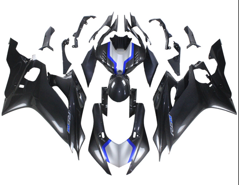 NT Aftermarket Injection ABS Plastic Fairing Fit for YZF YZF R6 2017-2023 Carbon Fiber Look Painted N020