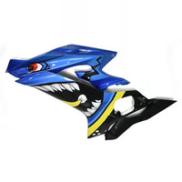 NT Aftermarket Injection ABS Plastic Fairing Fit for YZF R6 2017-2023 Blue Yellow Shark N022