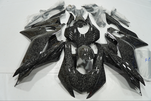 US STOCK NT Aftermarket Injection ABS Plastic Fairing Fit for YZF YZF R6 2017-2023 Forged Carbon Fiber Look S02 Available in CA
