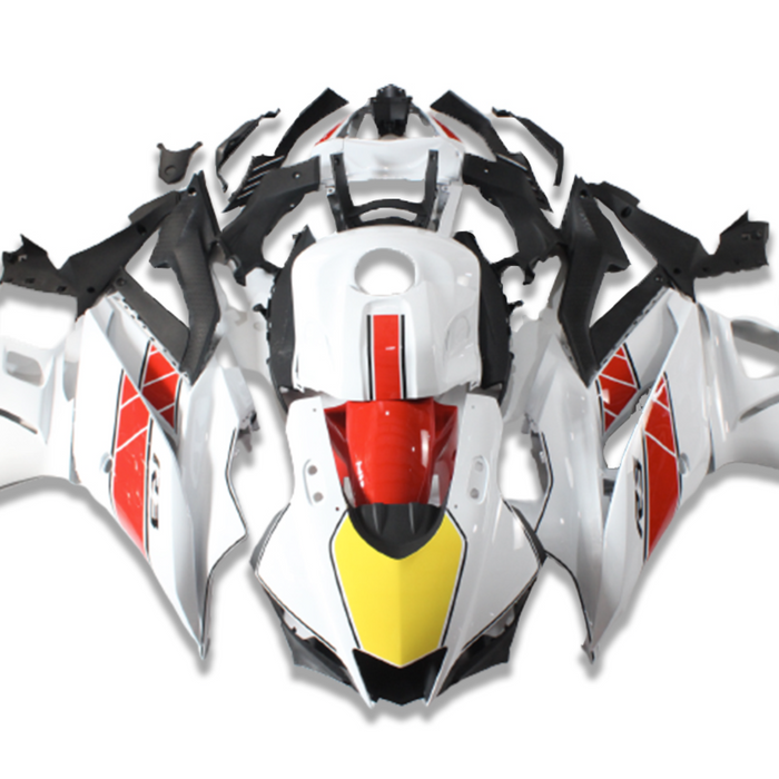 US STOCK NT Aftermarket Injection ABS Plastic Fairing Fit for YZF R3 2019-2021 R25 White Red Yellow N005 Available in TX