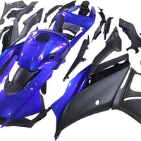 NT Aftermarket Injection ABS Plastic Fairing Fit for YZF R3 2019-2021 R25 Matte Black Blue N032