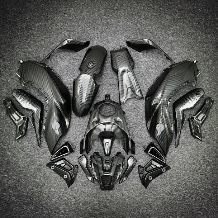 NT Injection Mold New Kit ABS Fairing Fit for Yamaha 2021-2024 MT07 Carbon Fiber Look S01