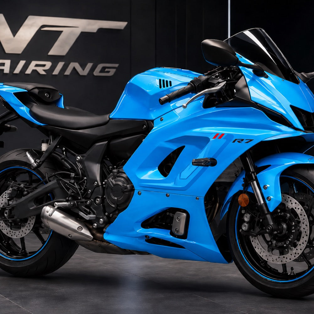 NT Fairing Fit for Yamaha 2022-2025 YZF-R7 T036- Gloss Blue | ABS Injection, US Stock