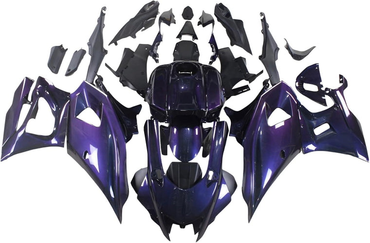 NT Fairing Fit for Yamaha 2022-2025 YZF-R7 N016- Chameleon Blue Purple | ABS Injection, US Stock