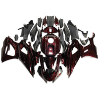 NT Injection Plastic Fairing Kit Fit for 2022-2025 YAMAHA YZF R7 Bodywork Red Forged Carbon Fiber Look S07