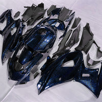 NT Injection Plastic Fairing Kit Fit for 2022-2025 YAMAHA YZF R7 Bodywork Blue Forged Carbon Fiber Look S08