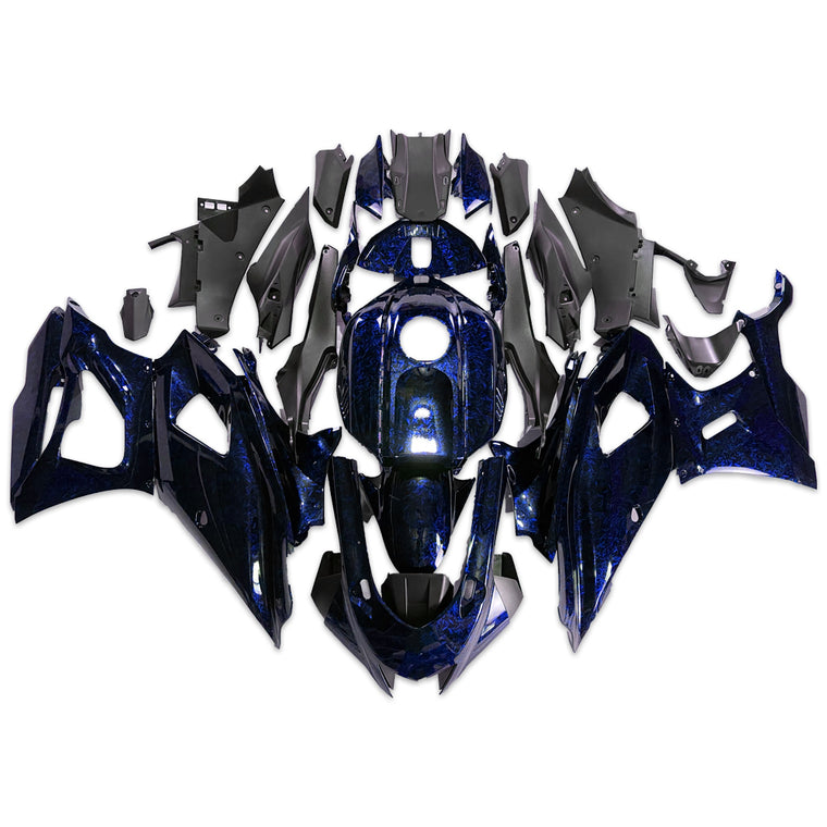 NT Fairing Fit for Yamaha 2022-2025 YZF-R7 S08- Blue Forged Carbon Fiber Look | ABS Injection, US Stock