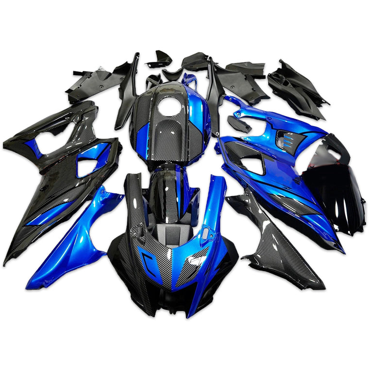NT Fairing Fit for Yamaha 2022-2025 YZF-R7 S11- Blue Black Carbon Fiber Look | ABS Injection