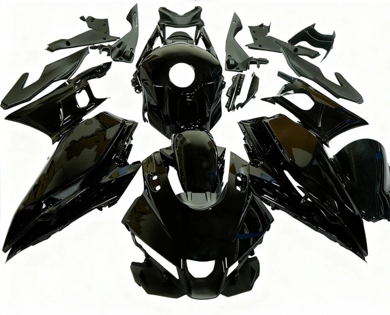 NT Fairing Fit for Yamaha 2025-2026 YZF-R25/YZF-R3 N004- Glossy Black | ABS Injection