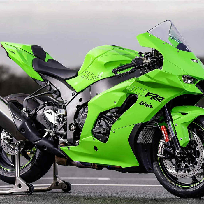 NT Aftermarket Injection ABS Plastic Fairing Fit for 2023-2025 ZX4RR With Full Tank Cover Green Black T0001