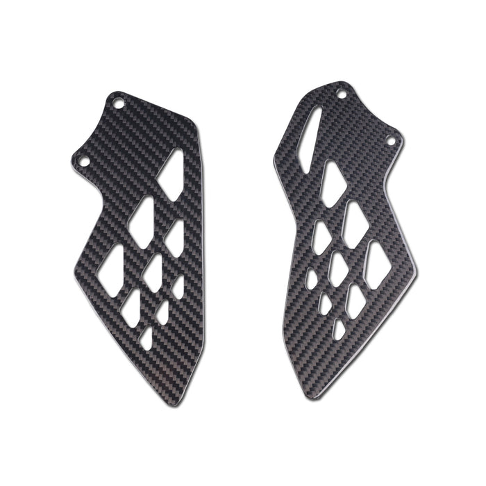 NT 2009-2014 BMW S1000RR  Heel Plates - 100% Carbon Fiber