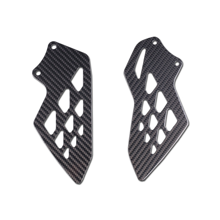 US STOCK NT 2009-2014 BMW S1000RR Heel Plates - 100% Carbon Fiber Available in CA