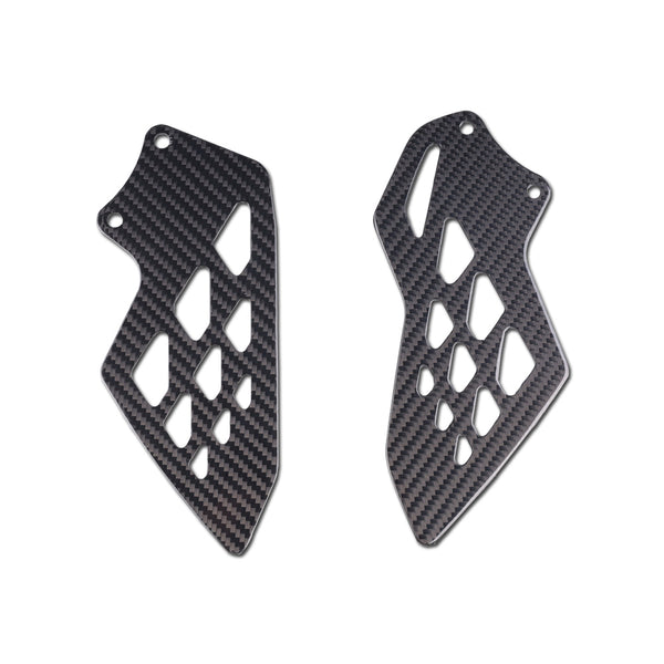 NT 2009-2014 BMW S1000RR  Heel Plates - 100% Carbon Fiber