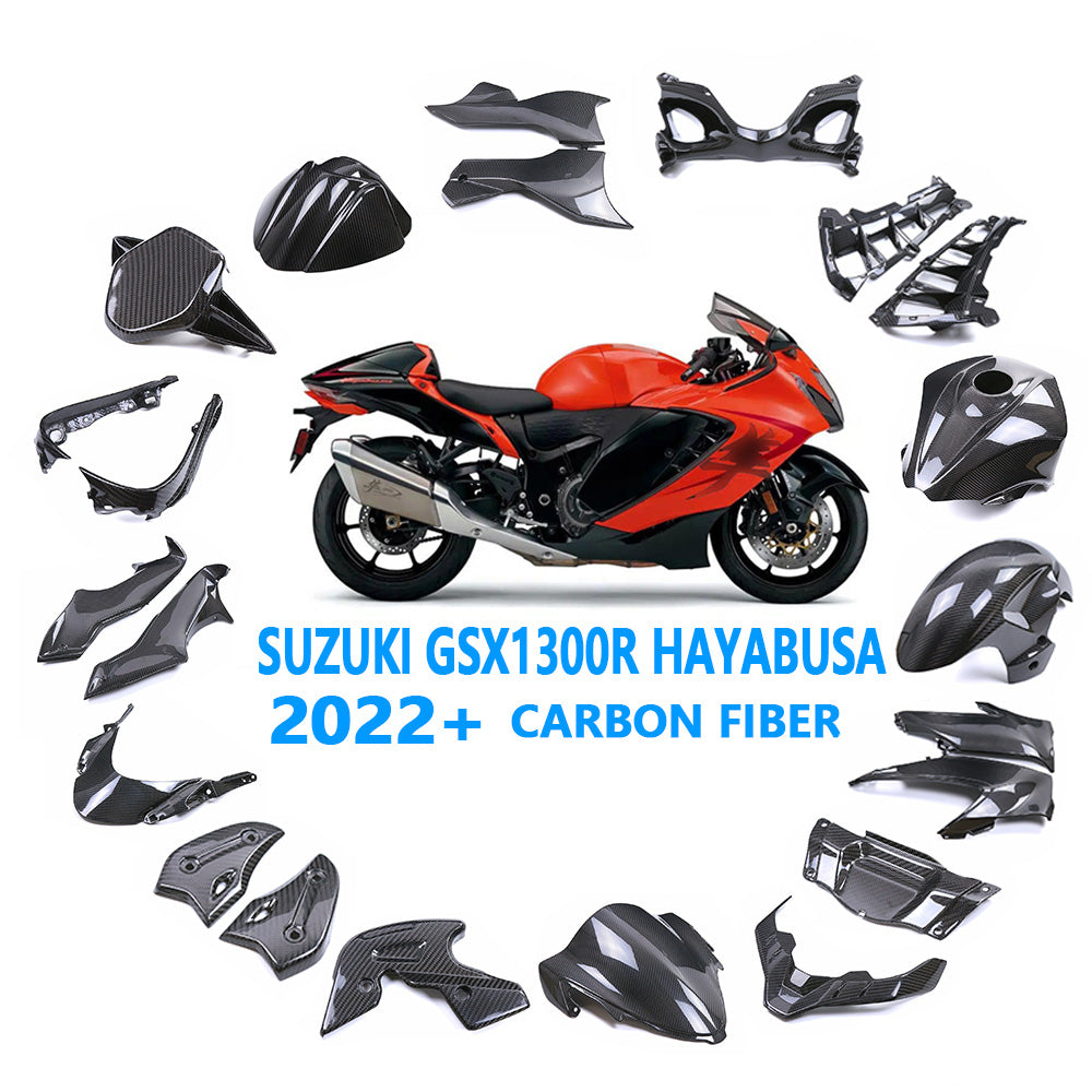 NT Real 3K Twill Carbon Fiber Pieces for Suzuki 2021-2026 GSXR1300 Gen3 Hayabusa