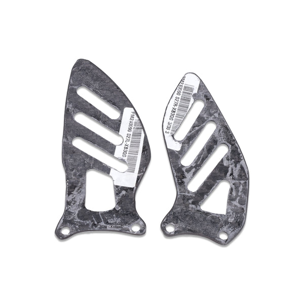 NT 2006-2010 GSXR 600/750 100% Carbon Fiber Rearset Foot Mount Heel Guard Plates Cowl