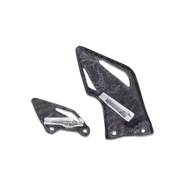 NT 2008-2026 Honda CBR1000RR Heel Plates - 100% Carbon Fiber 2009 2010 2011 2012