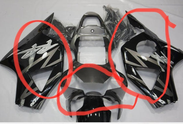 Nose Fairing + Both Sides Fairings Fit for Honda CBR954RR 2002-2003