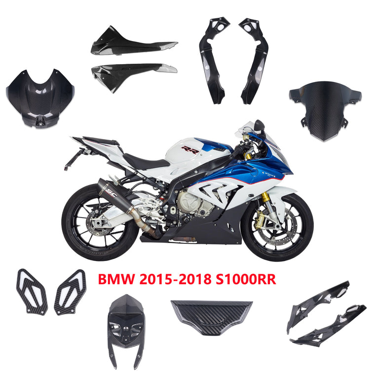 NT 100% Real 3K Twill Carbon Fiber Piece for BMW 2015-2018 S1000RR