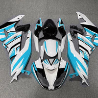 NT Injection Fairing Fit for  2009-2012 ZX6R ABS Plastics blue white a089