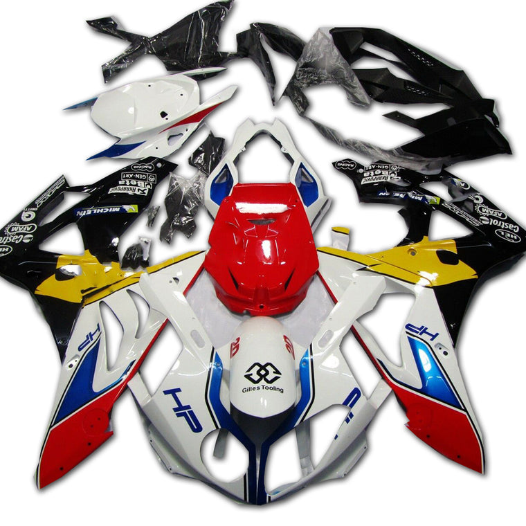 NT Fairing Fit for BMW 2009-2014 S1000RR A025- White Red Yellow | ABS Injection