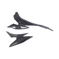 NT 2007-2008 Kawasaki Ninja ZX6R Seat Side Panels - 100% Carbon Fiber