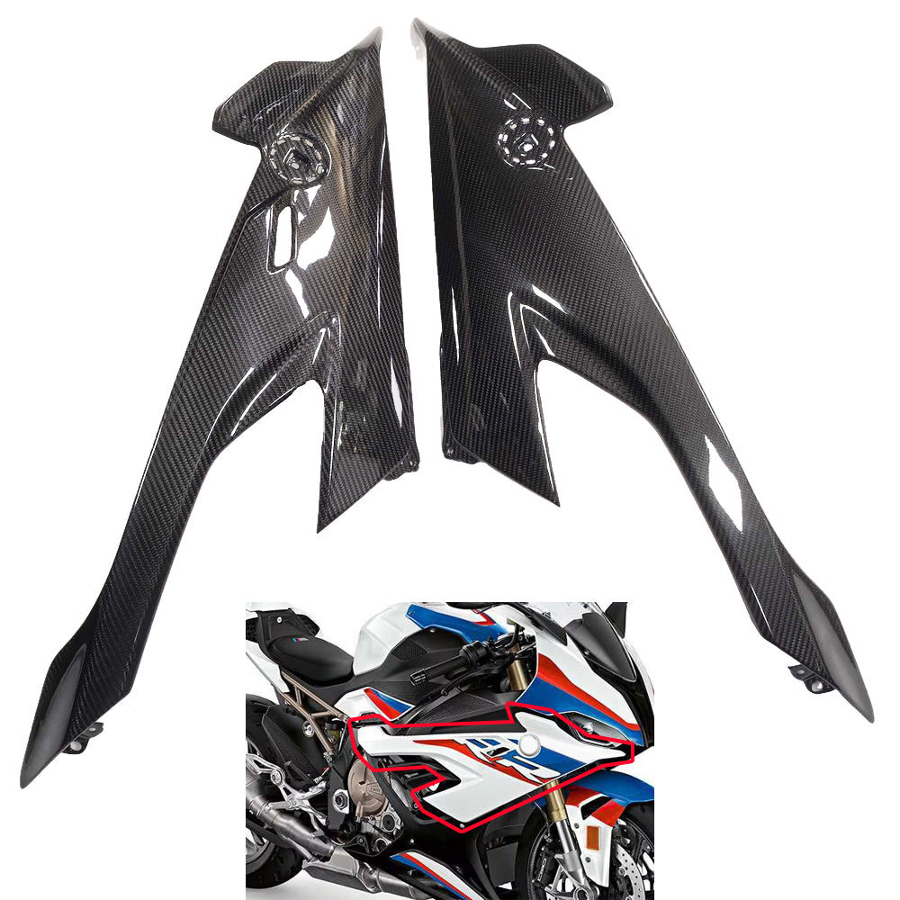 NT 3K Real Carbon Fiber Large Side Panels Fit for BMW 2019-2024 S1000RR