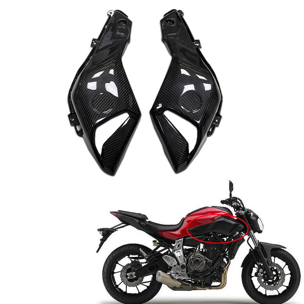 NT 100% Carbon Fiber Side Panels Fairing Fit for Yamaha 2014-2020 FZ07 MT07