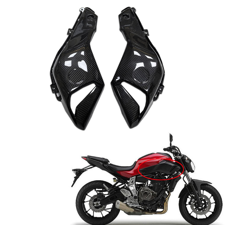 NT 100% Carbon Fiber Side Panels Fairing Fit for Yamaha 2014-2020 FZ07 MT07