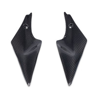 2006 2007 GSX-R 600 750 100% Carbon Fiber Gas Tank Side Trim Cover Panel Fairing Cowl