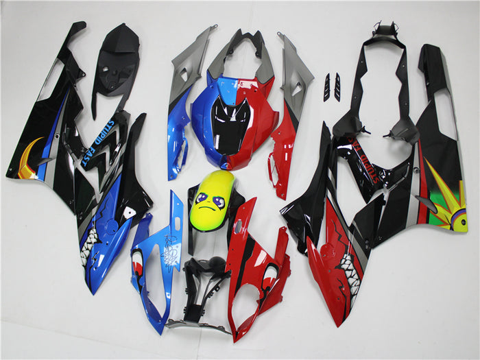 NT Fairing Fit for BMW 2015-2016 S1000RR Red Blue Shark Teeth Injection Mold a05