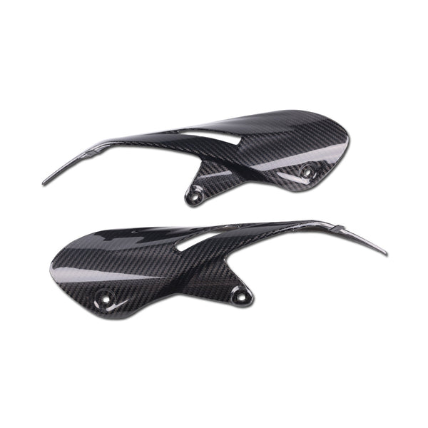 NT 100% Carbon Fiber Exaust Cover Fit for Ducati 2024 Hypermotard 698