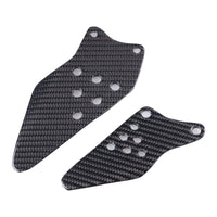 NT 2007-2008 Kawasaki Ninja ZX6R Heel Plates - 100% Carbon Fiber