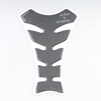 3PC 3D Vinyl Carbon Fiber Look Pro Fuel/Gas Tank Pad Motorcycle/Bike Protector