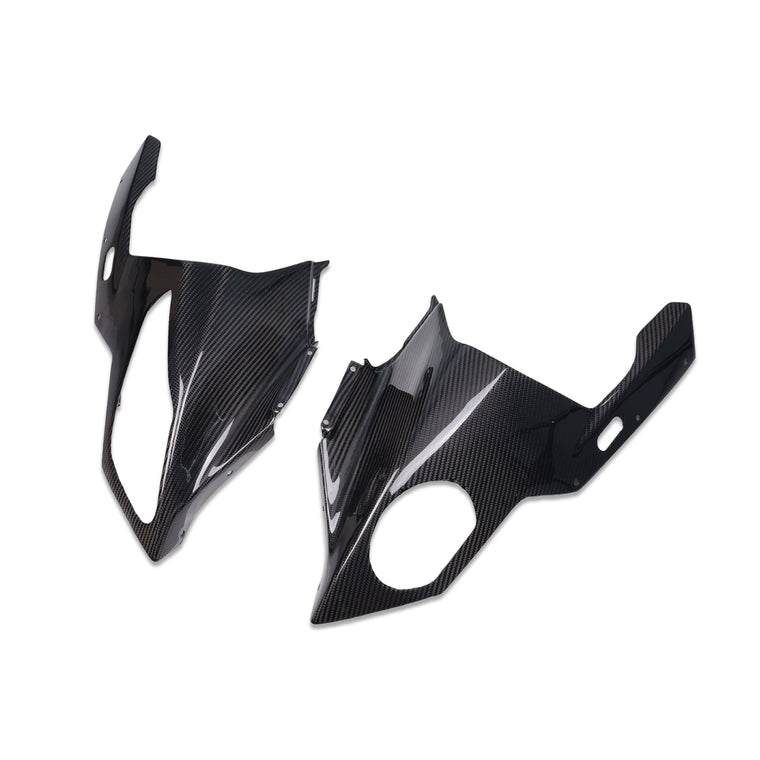 NT 2009-2014 BMW S1000RR 100% Carbon Fiber Upper Front Nose Headlight Cover Fairing