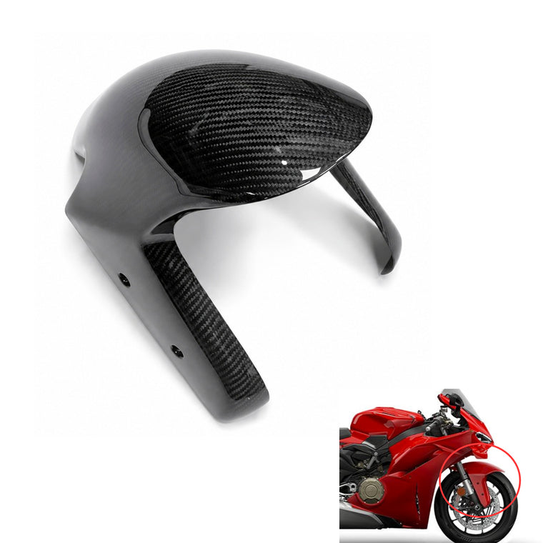 NT 100% Carbon Fiber Front Fender Hugger Fit for 2025 Ducati Panigale V4 V4S