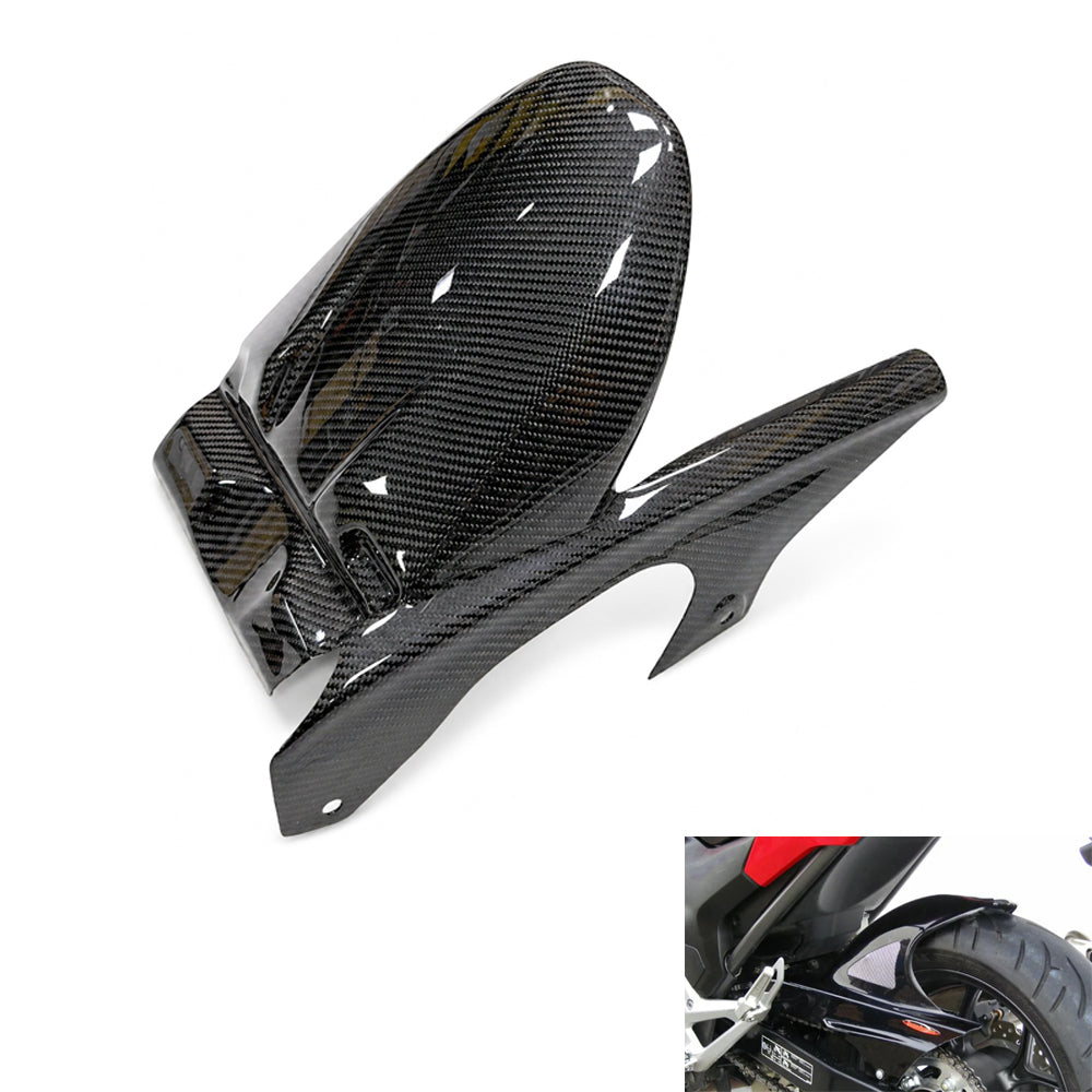 NT 100% Carbon Fiber Rear Hugger Fit for Kawasaki Ninja 2006-2026 ZX14R ZZR1400