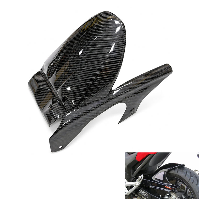 NT 100% Carbon Fiber Rear Hugger Fit for Kawasaki Ninja 2006-2026 ZX14R ZZR1400