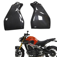 NT 2014-2017 Yamaha FZ-09, MT-09, FJ-09 Fuel Tank Side Covers-100% Carbon Fiber