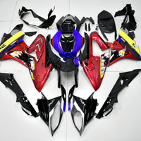 NT Fairing Fit for BMW 2017-2018 S1000RR Yellow Red Shark Teeth Injection a001