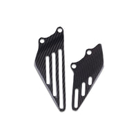 NT 2006-2024 Kawasaki Ninja ZX14 ZZR1400 Heel Plates - 100% Carbon Fiber