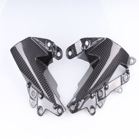 NT 2009-2012 Kawasaki Ninja ZX-6R Lower Side Panels-100% Carbon Fiber