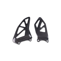 NT 2017-2024 Suzuki GSX-R1000 100% Carbon Fiber Rearset Mount Heel Guard Plate Twill