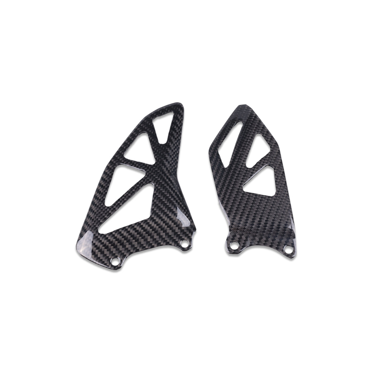 NT 2017-2024 Suzuki GSX-R1000 100% Carbon Fiber Rearset Mount Heel Guard Plate Twill