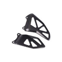 NT 2017-2024 Suzuki GSX-R1000 100% Carbon Fiber Rearset Mount Heel Guard Plate Twill