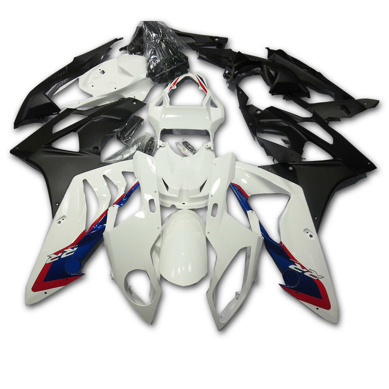 NT Fairing Fit for BMW 2009-2014 S1000RR A029- White Matte Black | ABS Injection