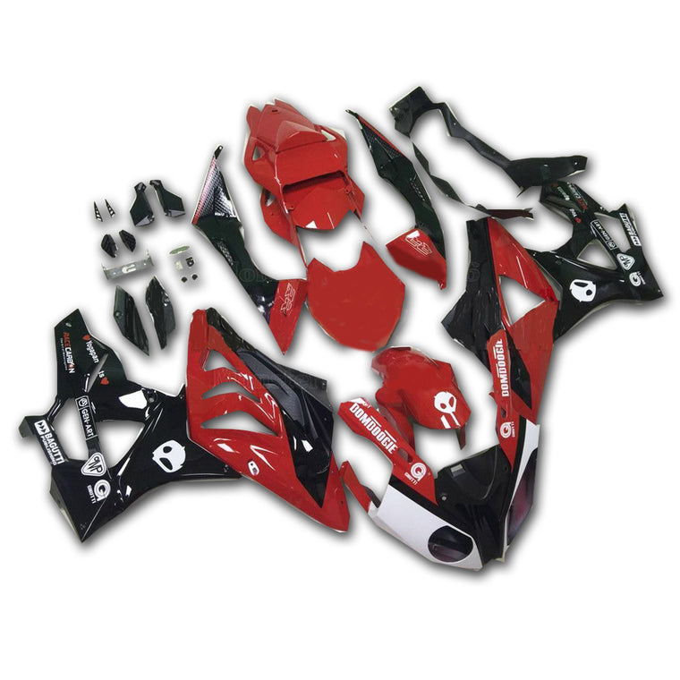 NT Fairing Fit for BMW 2009-2014 S1000RR A039- Black Red | ABS Injection