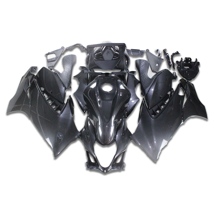 US STOCK NT Injection Plastic Fairing for Suzuki 2021-2024 Gen3 Hayabusa GSXR1300 Carbon Fiber Look S01 Available in CA