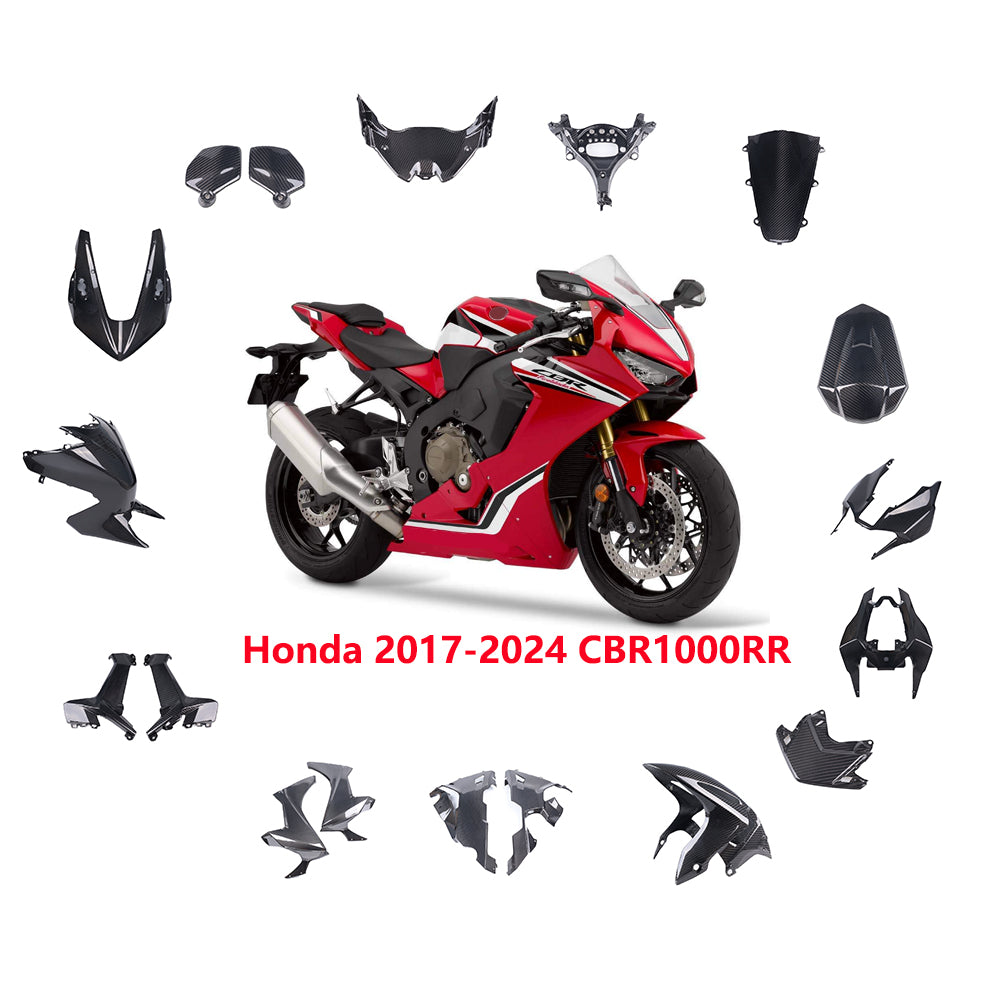 NT Real 3K Twill Carbon Fiber Pieces for Honda 2017-2026 CBR1000RR CBR 1000RR